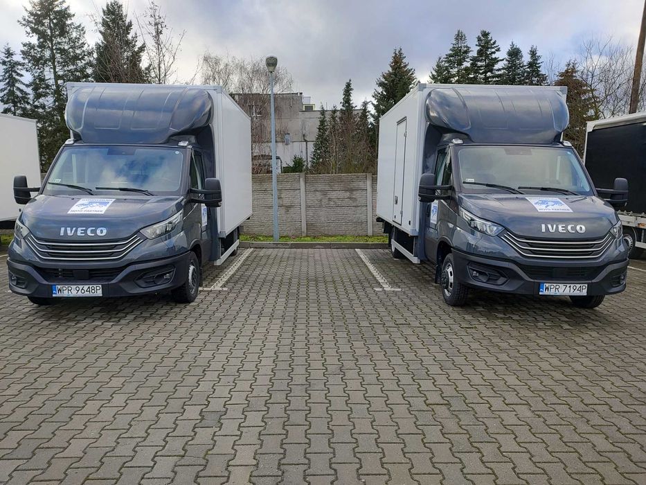 Wynajem Iveco Daily Kontener z windą/Winda/Dostawczy/Skrzynia 8/10EP
