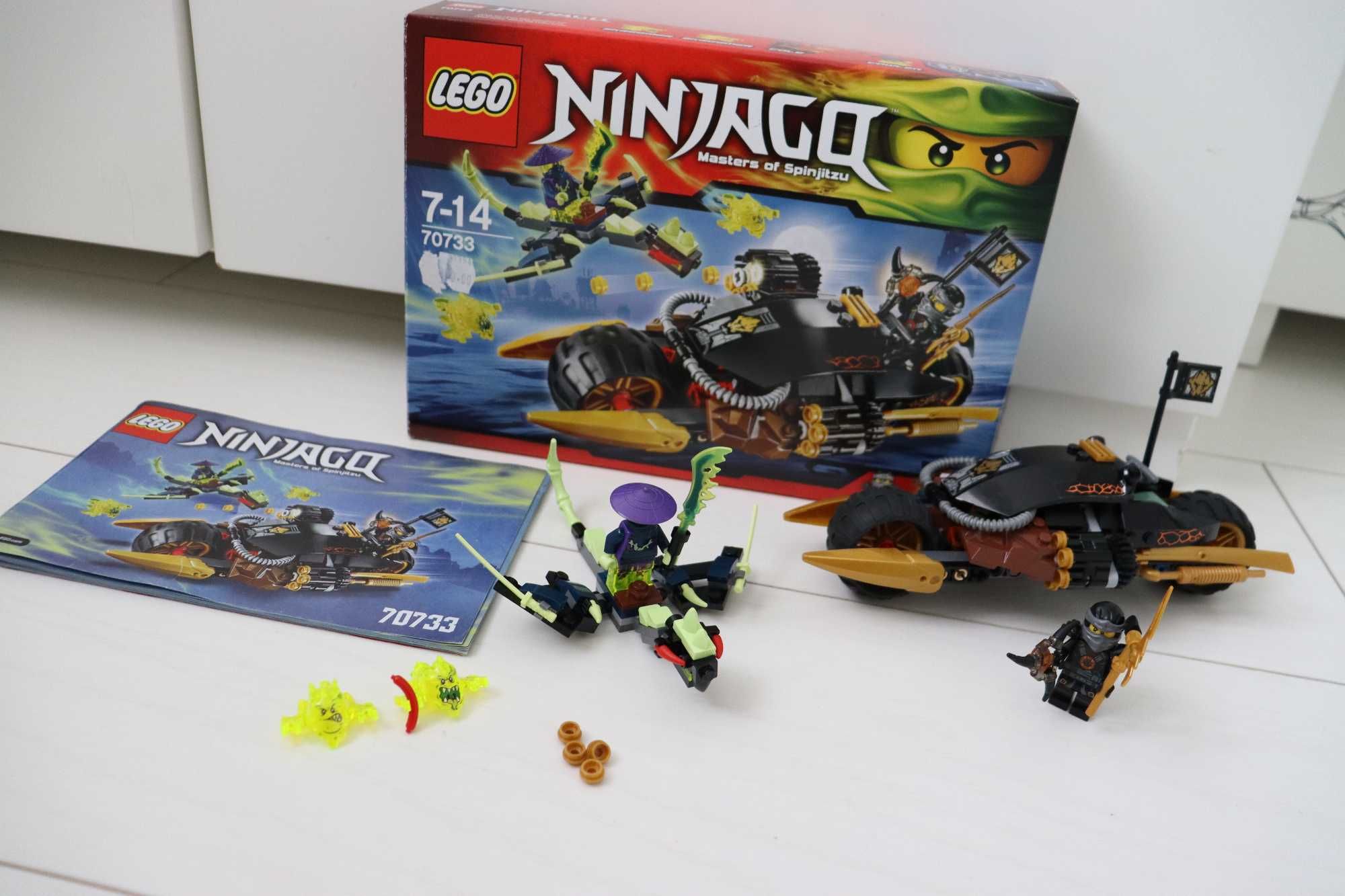 klocki LEGO NINJAGO 70733 Motocykl Cole'a wszystko jest!!! instrukcja