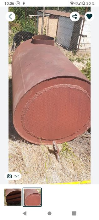 Бочка 1,5м³, ёмкость, емкость, ємність.