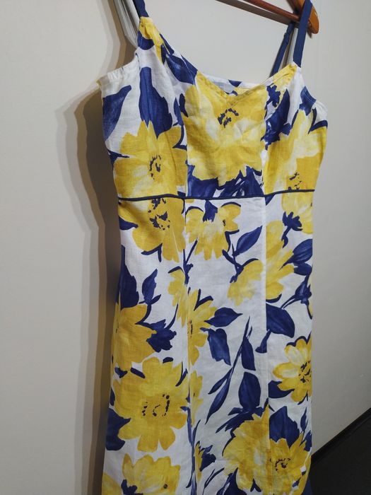 Sukienka lniana Marks&Spencer Per Una UK12/EUR40 M/L