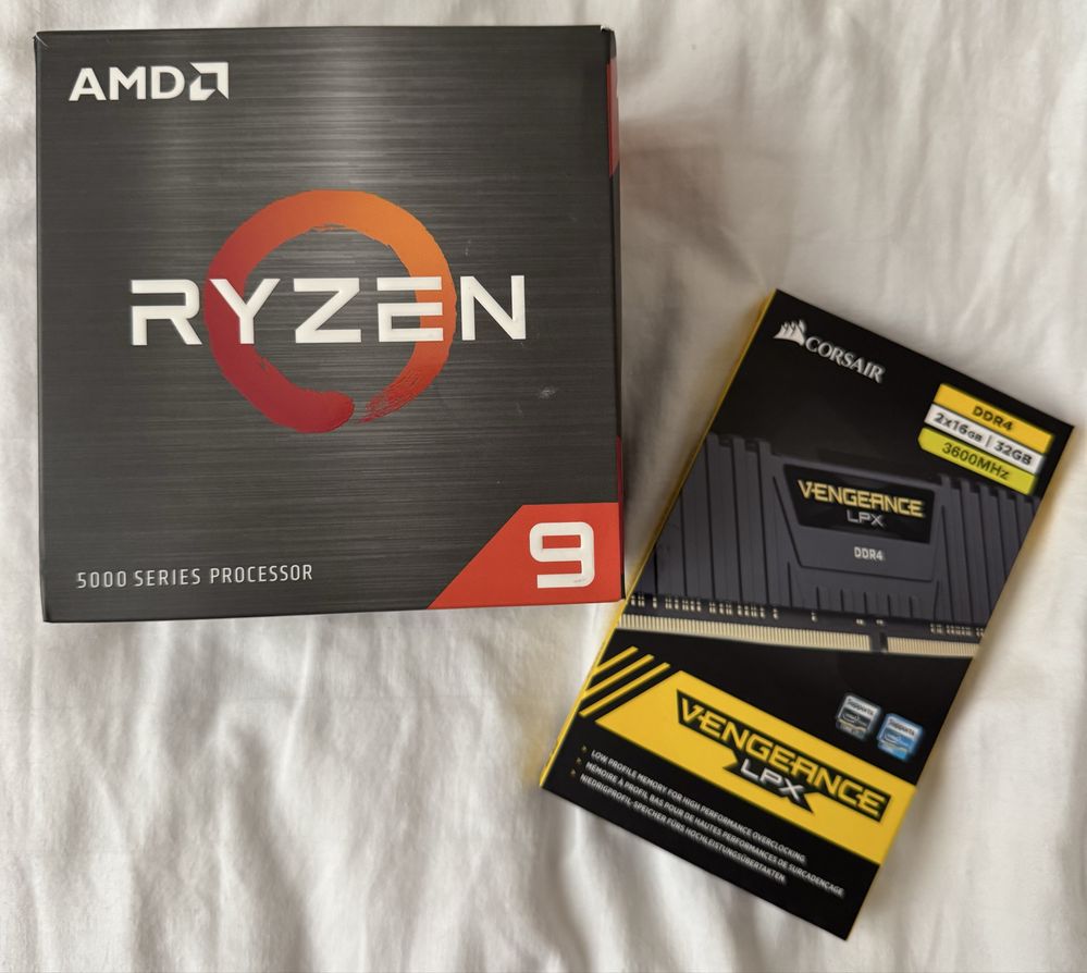 AMD Ryzen™ 9 5900X +DDR 4 32 gb ОЗУ+ материнська плата MSI B550