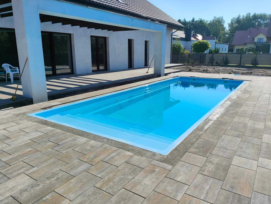 PROMOCJA -10 00zł! | Basen ogrodowy CUBE LINE 6,50x3,70x1,55 MONTAŻ