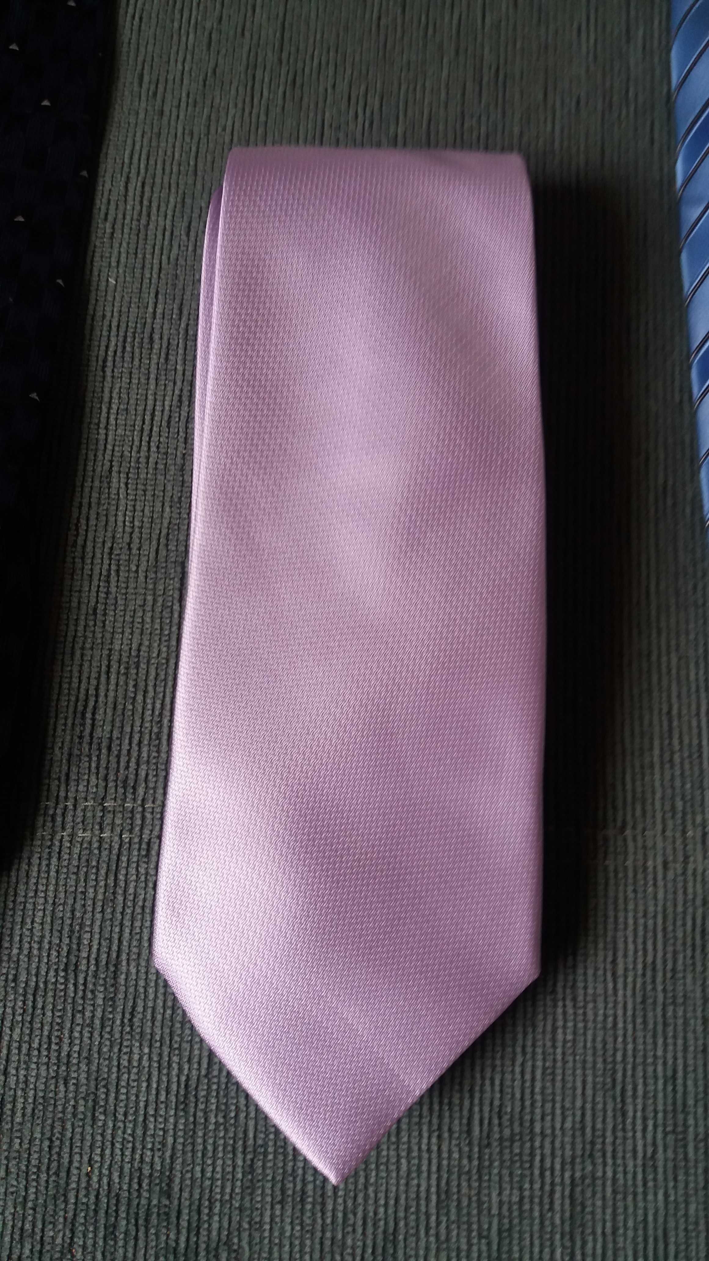 Modny elegancki krawat - jedwab, microfibra