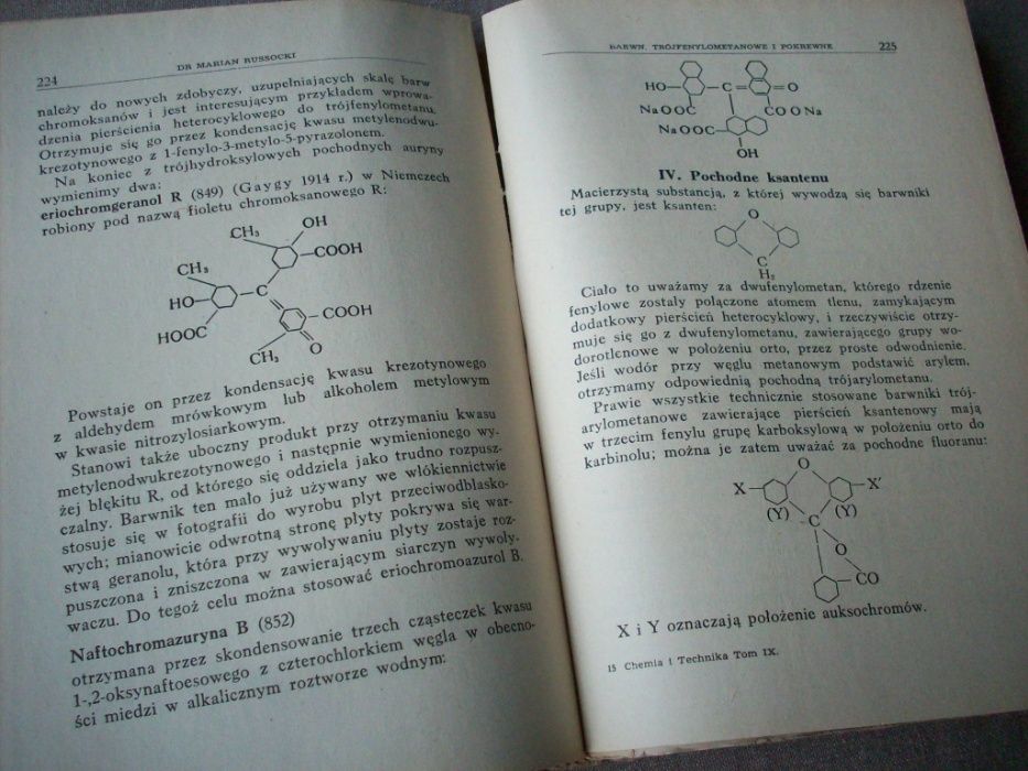 Nowoczesne kierunki w chemii barwników, 1951, chemia i technika.