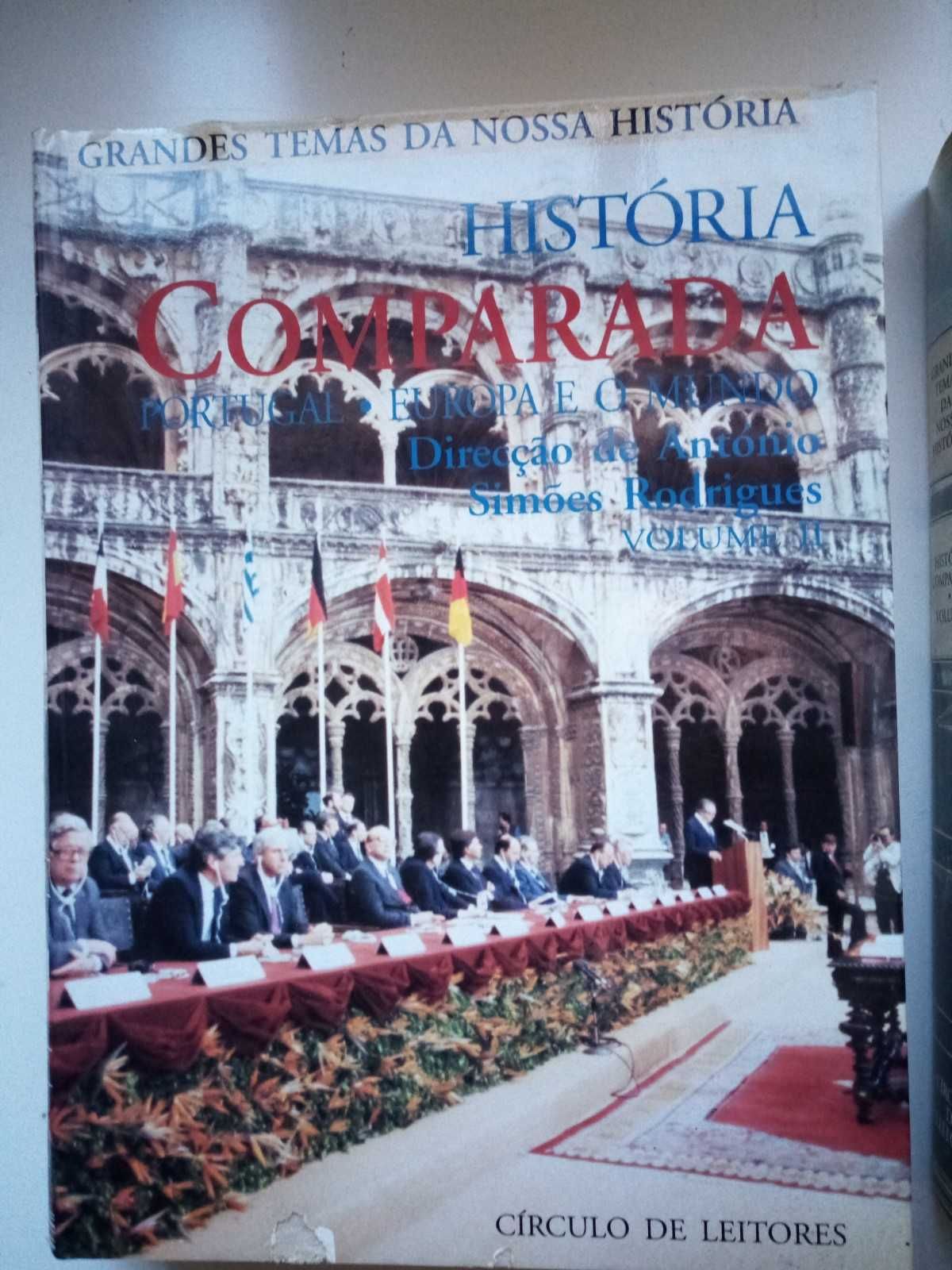 2 livros historia comparada, circulo leitores
