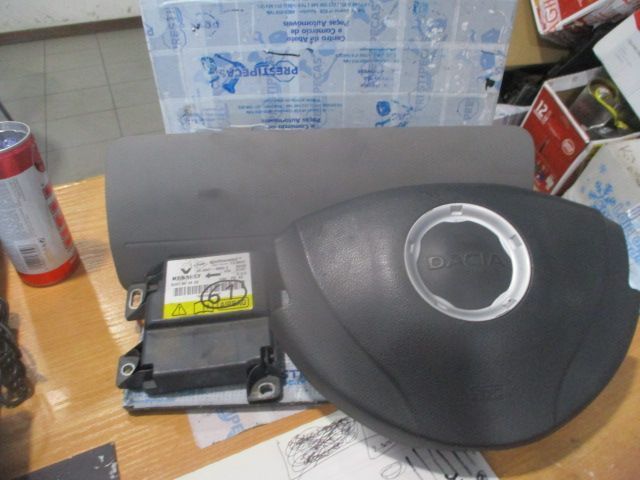 Kit Airbags 8201002828  306777299N 8200823307D  8200785067 DACIA SANDERO 2009 1.4I 75CV 5P VERMELHO SEM TABLIER