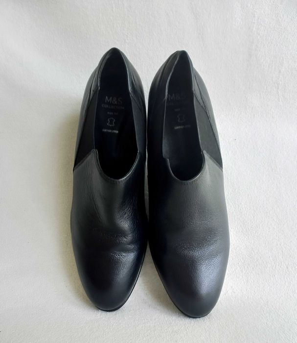 Ботильони зручні шкіра, устілка 27,5 см.