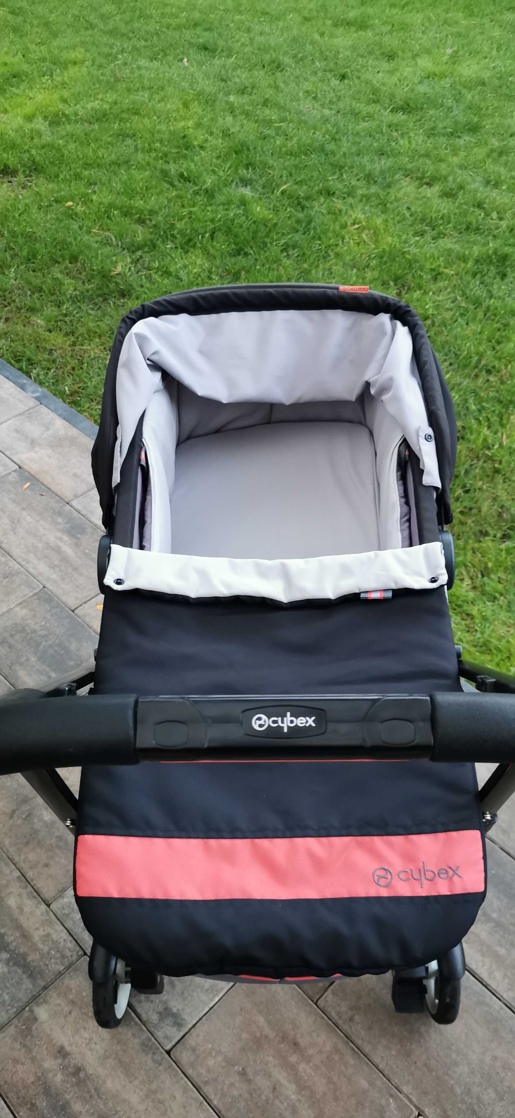 Wózek Cybex Callisto. Spacerówka + adapter + gondola.