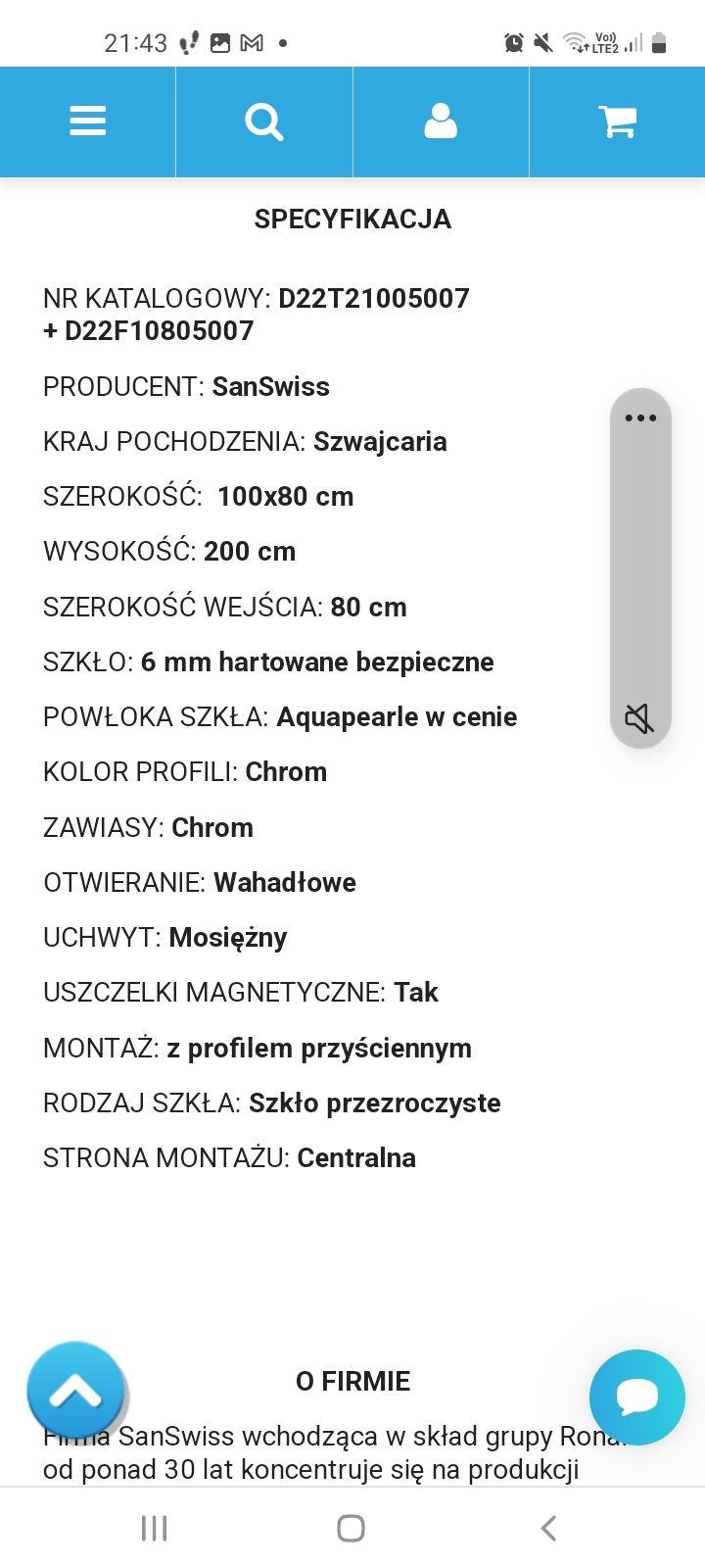 Kabina divera 100 na 80, D22T2 i D22F1