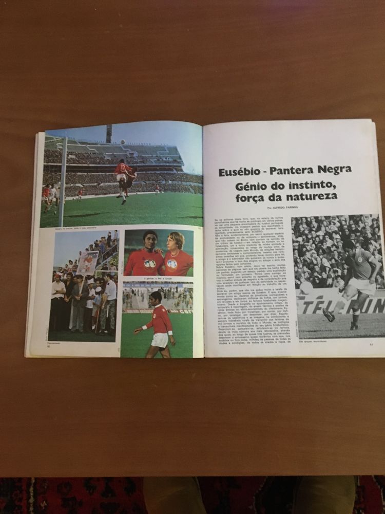 Livro de futebol do ano 1974