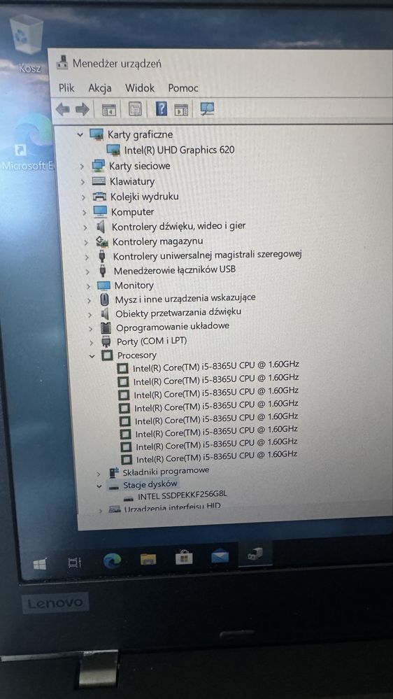 Lenovo l490 i5 8gen 8gb 256nvme 14 FH ips Wifi hdmi usb C Windows 10/1