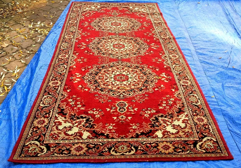 Dywan 140x400 Wełna 100/ Królewski Wzór Wyprany wysyłka W1151