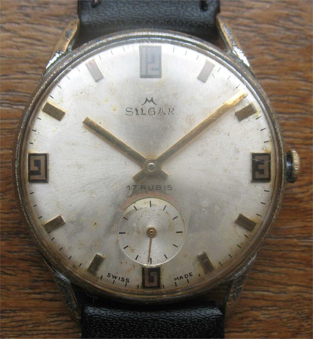 Relógio de Corda Vintage - Silgar - 17 Rubis -Antimagnetic- Swiss Made