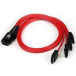 Kabel mini SAS SFF-8087 - 4 x SATA 0,5M
