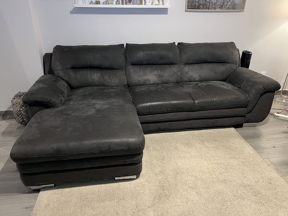 Sofá Chaise Long + Cama Retrátil — Excelente Estado