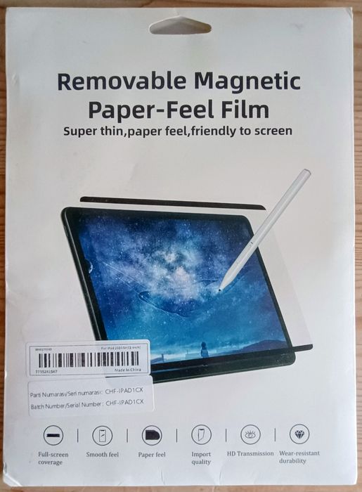 Folia ochronna, paper-feel, papier na tablet