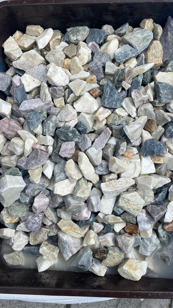 GRYS LODOWY 8-16, 16-32 Kamień w Workach Opaska Rabata Błękitny Żwir