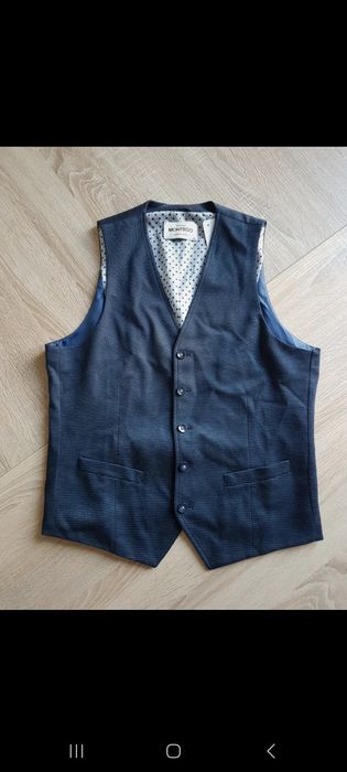 M 44 Montego kamizelka męska garniturowa biznesowa granatowa elegancka
