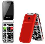 Telefon dla seniorów Artfone CF241A kolor czerwony