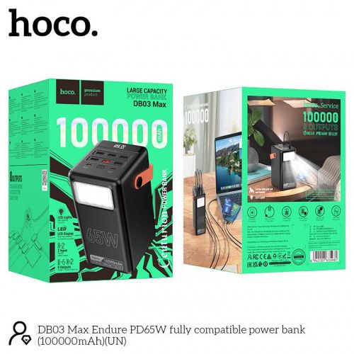 Павербанк Hoco DB03 Max Centurion 100000 mAh 65W