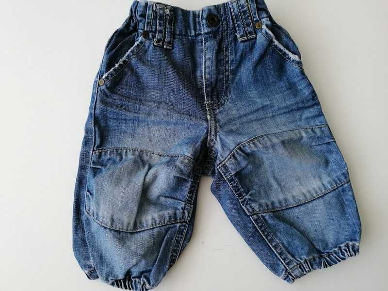 Spodenki jeansowe h&m chłopięce w rozmiarze 62
