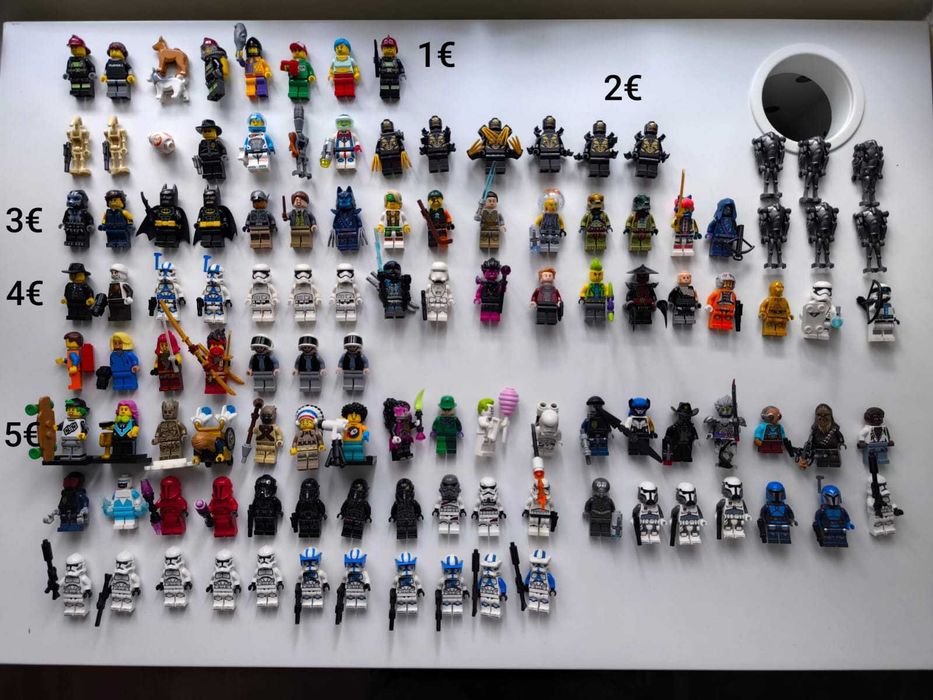 Lego figuras e conjuntos novos vários temas