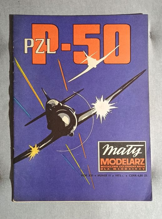 Mały Modelarz nr 11/1973 PZL P-50 Jastrząb