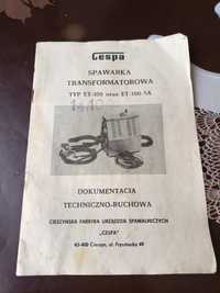 Instrukcja spawarki Cespa