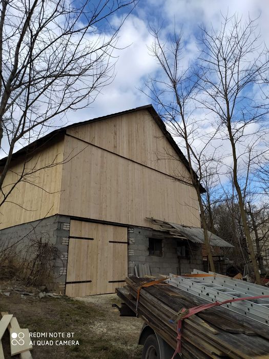 Rozbiórki stodół,skup starego drewna,wymiana desek RADOMSKO
