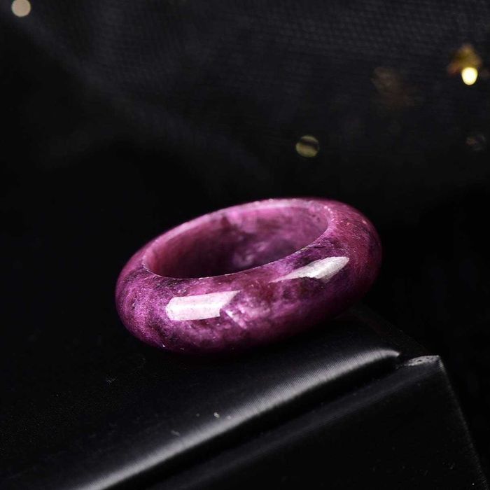 Certificado ALGT - Anel de Rúbido Natural Grande e  Exclusivo- 8.16 g