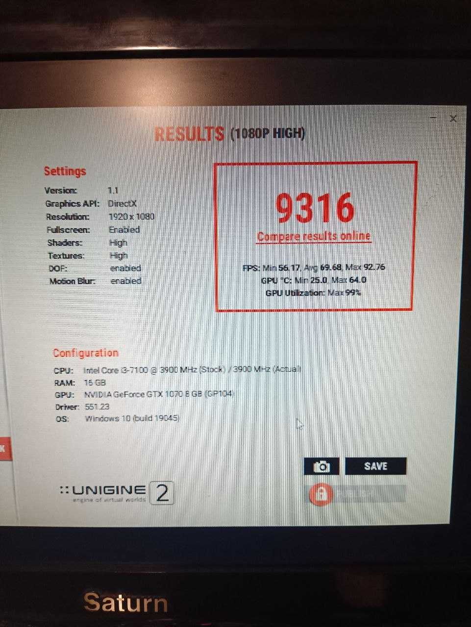 Видеокарта GeForce GTX 1070 8gb Palit GameRock