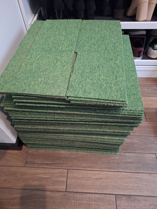 Plytki dywanowe, wykladzina kostka z demontażu 20m2