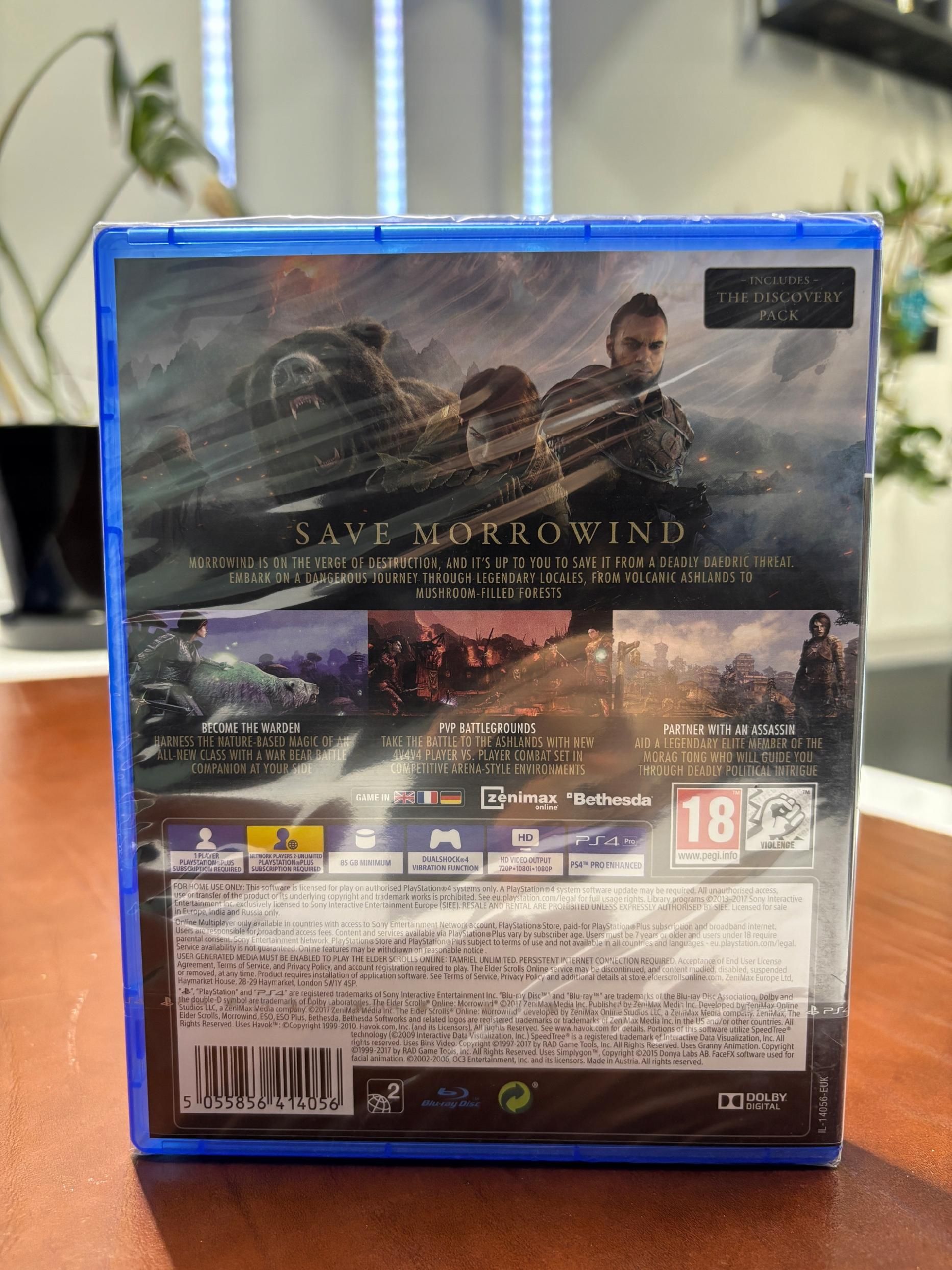 PS4 Nowa The Elder Scrolls Online Morrowind