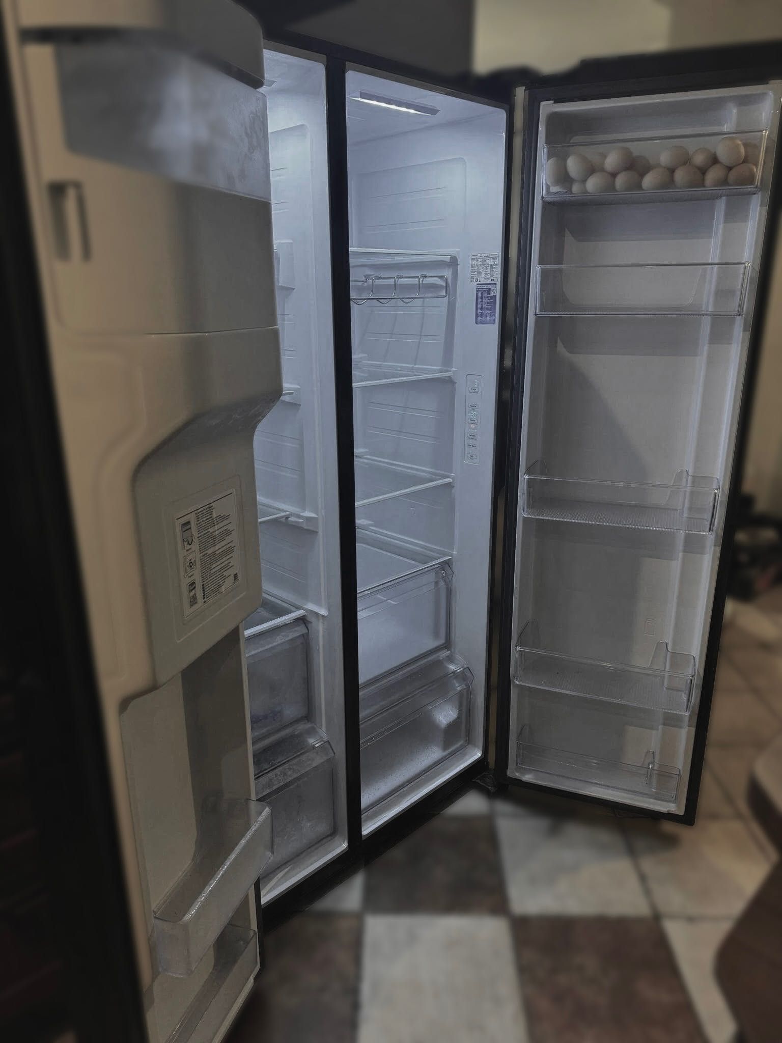 SAMSUNG Side by Side GWARANCJA [No frost lód w kostkach kruszarka]