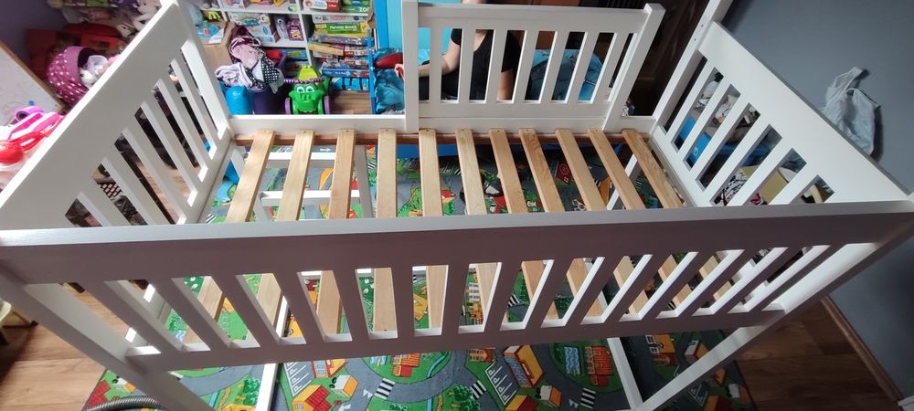 Łóżko piętrowe antresola z litego drewna