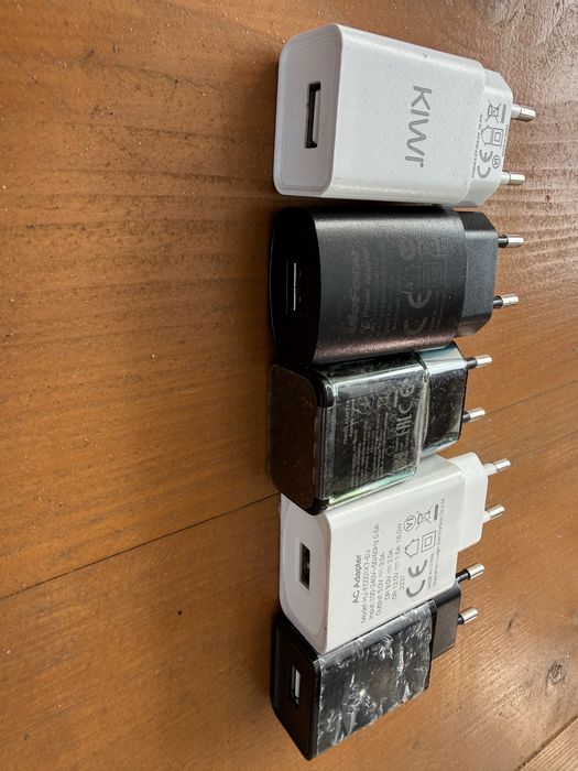 5 sztuk ładowarek sieicowych USB 5V