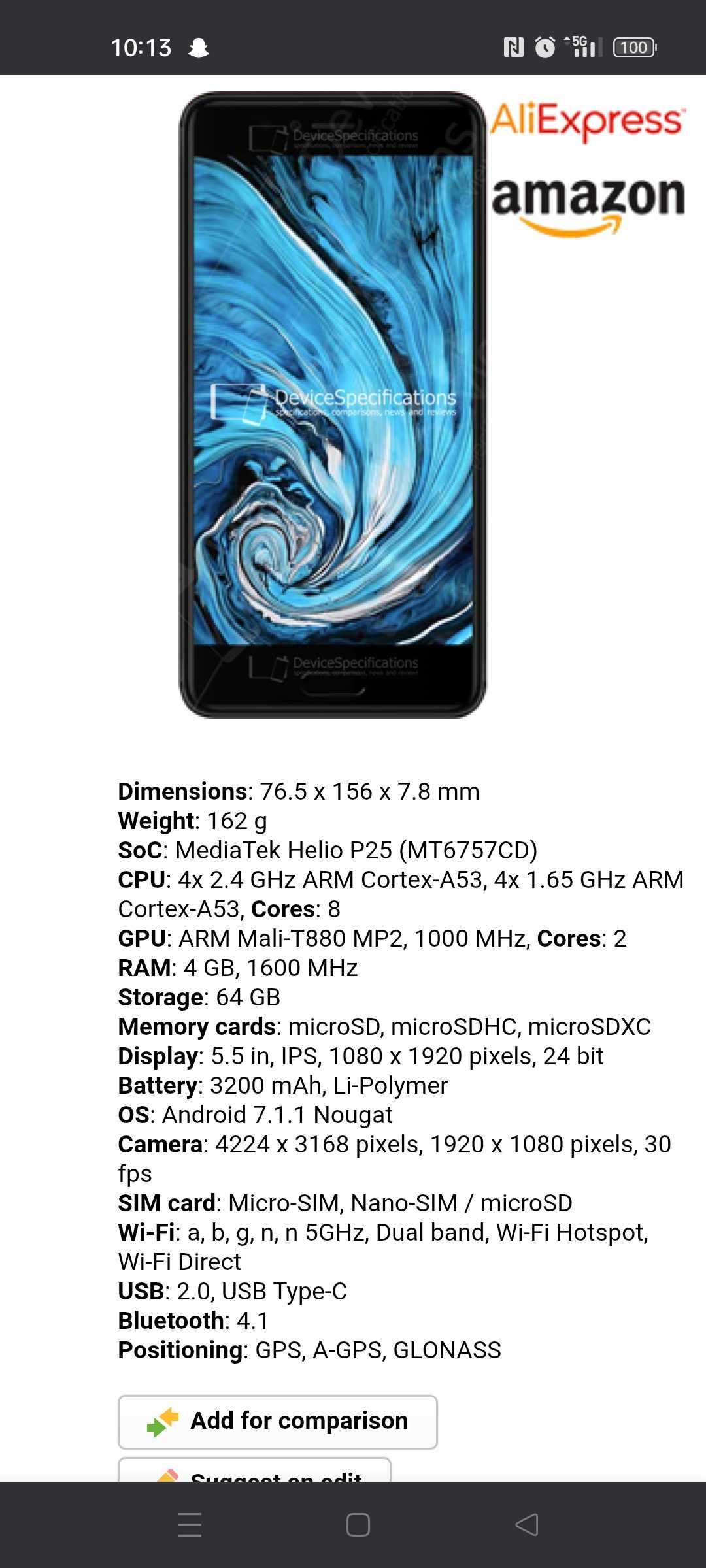 Santin n1 smartfon