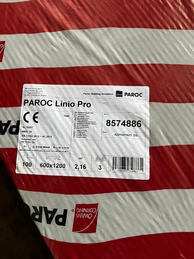 Wełna fasadowa Paroc