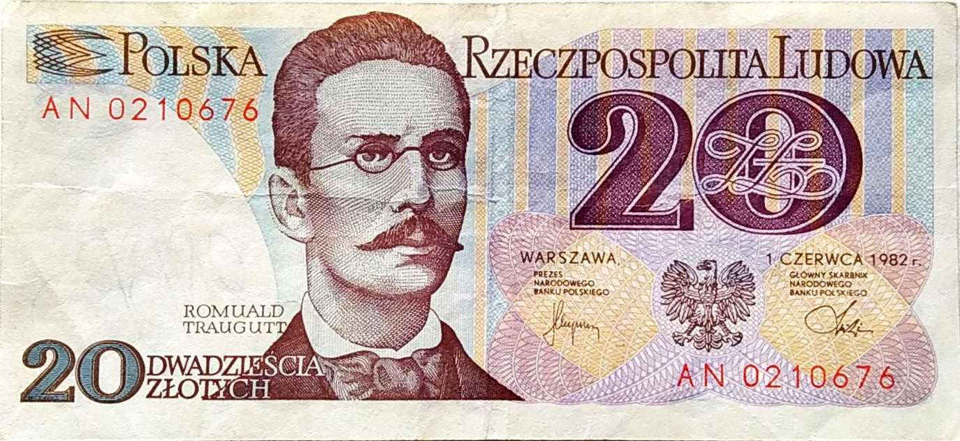 20 złotych 1982-ser.AN