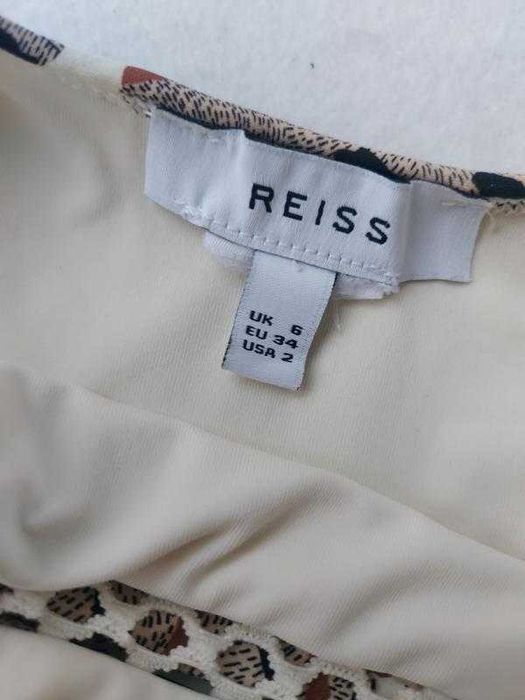 Купальник жіночий суцільний gia з принтом та вирізом Reiss