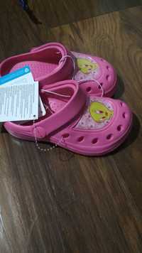 Nowe crocsy klapki na basen tweety r. 26/27