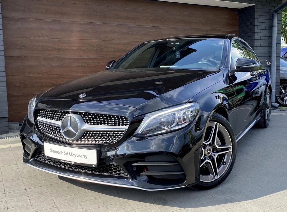 Mercedes-Benz Klasa C C200 4MATIC AMG Automat 9G SalonPL Bezwyp B.bogato wyposażony!
