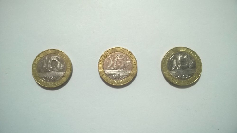 Moedas República Francesa - 10 Franco