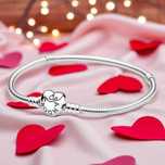 Bransoletka Pandora Moments 19 cm 590719 - serduszko s925 InPost
