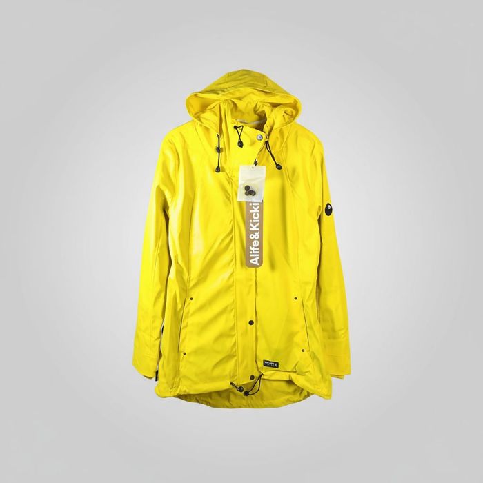 Nowa Kurtka Przeciwdeszczowa Alife And Kickin ElmaAK Żółta Damska L Wo