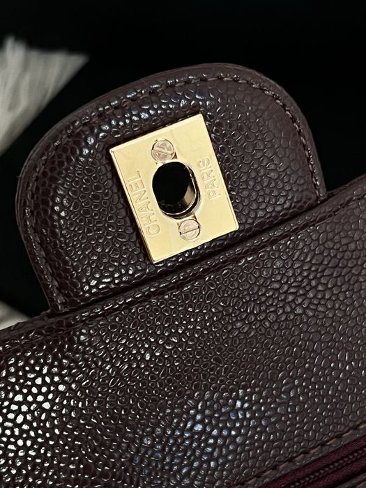 Bordowa torebka Chanel