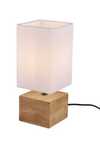 Nocna lampka light drewniana