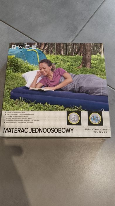 Dmuchany materac jednoosobowy 22x79x185cm
