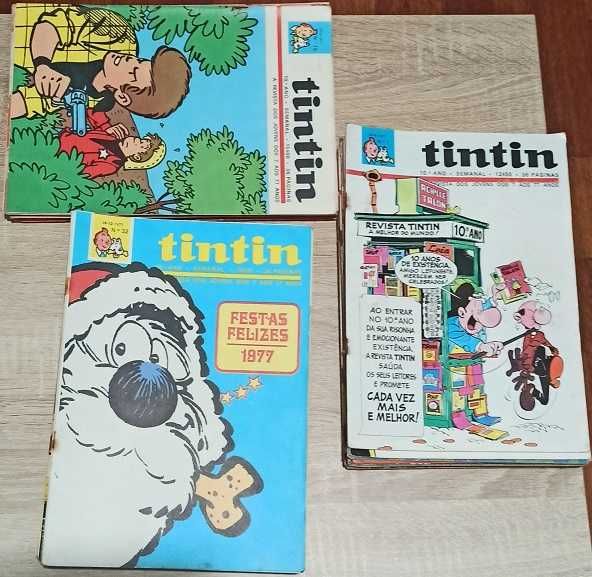 10º e 14º ano completo da Revista Tintin 1977/78 1981/82