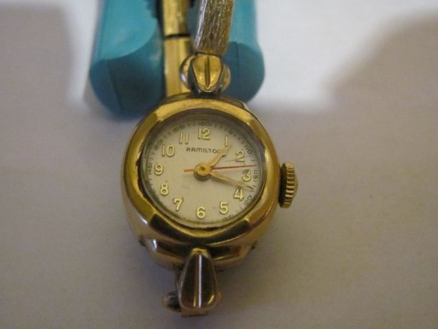 Наручные женские 1930-х , Hamilton .позолоченные часы